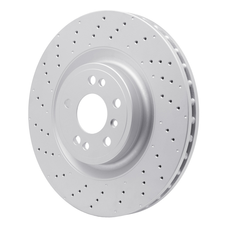 Mercedes-Benz GLE300D Brake Rotor (1) - Front - R1 Concepts - Drilled Carbon Alloy GeoMET - `12-`19